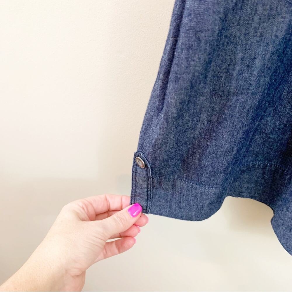 Anthropologie Holding Horses Sleeveless Denim Dress - Picture 5 of 8